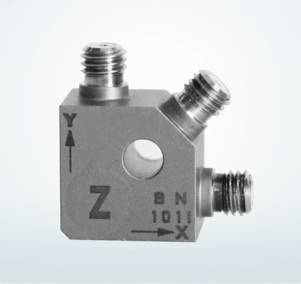 688A04 high-temperature triaxial acceleration sensor for shock and vibration testing