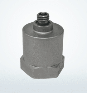 685AH4 high temperature piezoelectric charge vibration sensor with 10-32 top connector