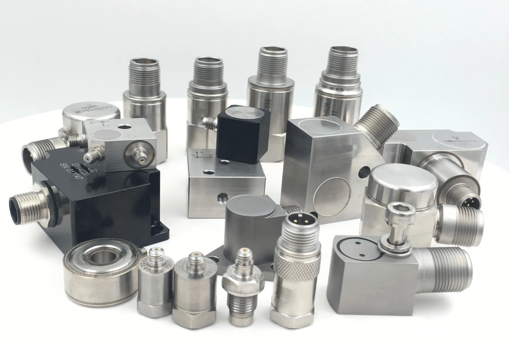 IEPE accelerometer sensor for industrial vibration testing and NI DAQ data acquisition